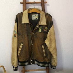 Vintage western leather jacket